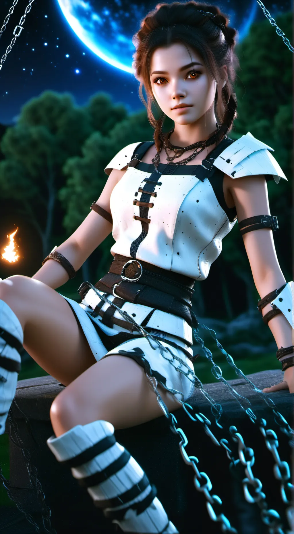 ai character: Elena the vampire  background