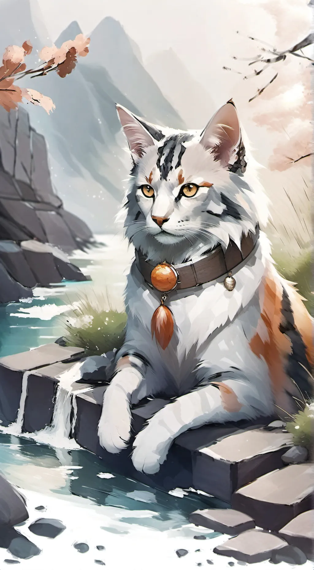 ai character: Safe place background