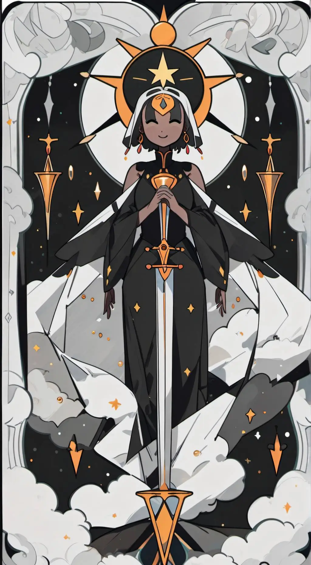 ai character: SUN AND MOON SHOW! background