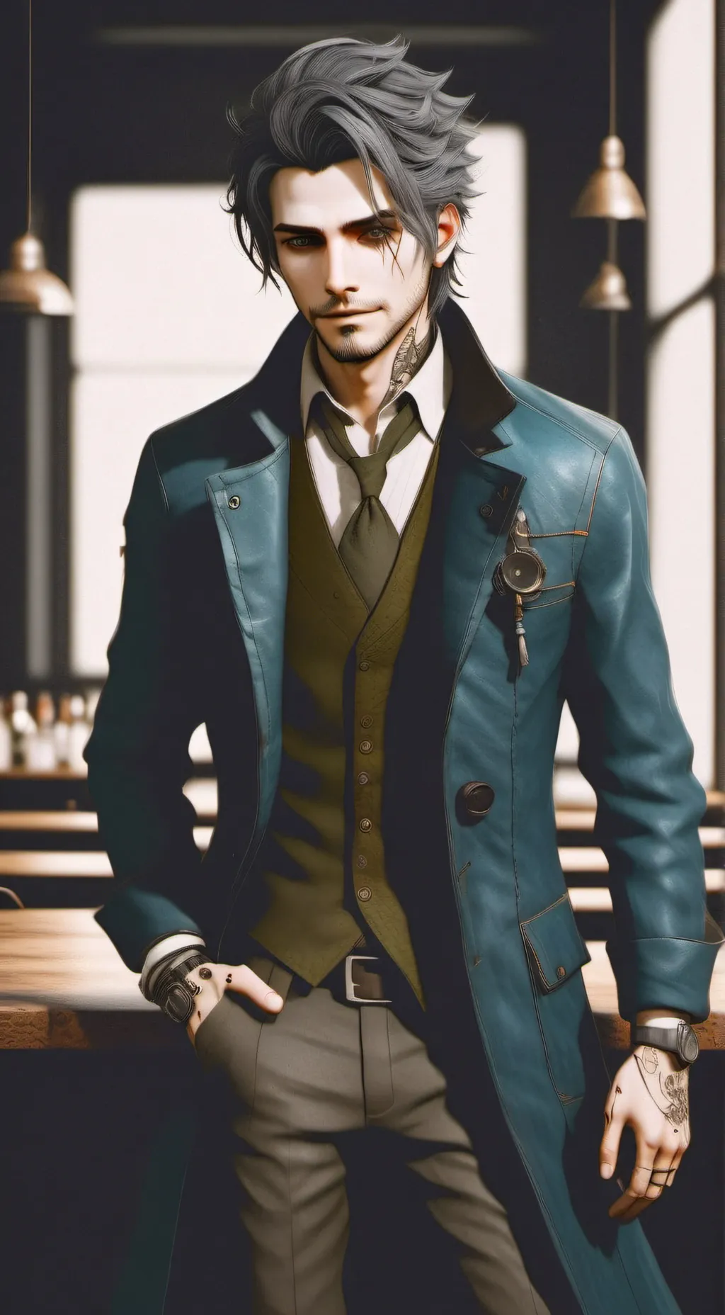 ai character: Quantum Gambler background