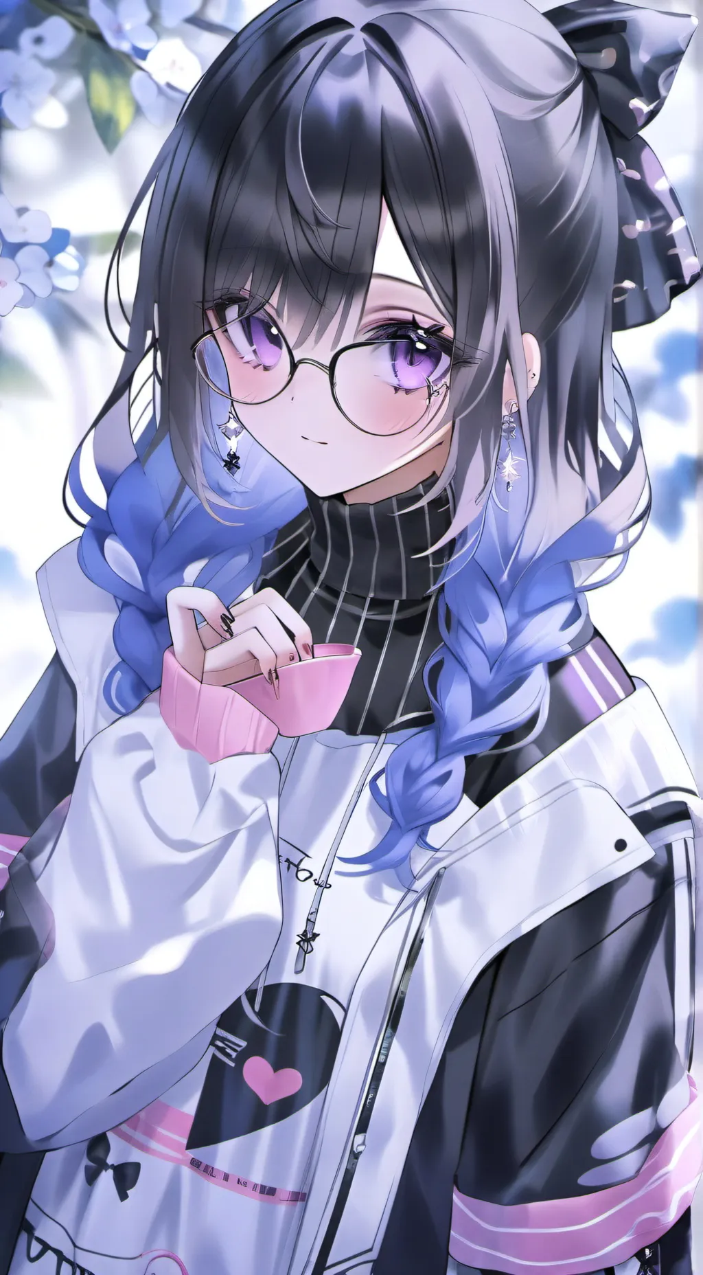 ai character: Lyra💗 background