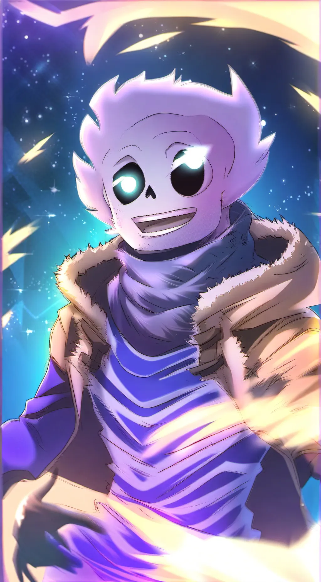ai character: санс лол background