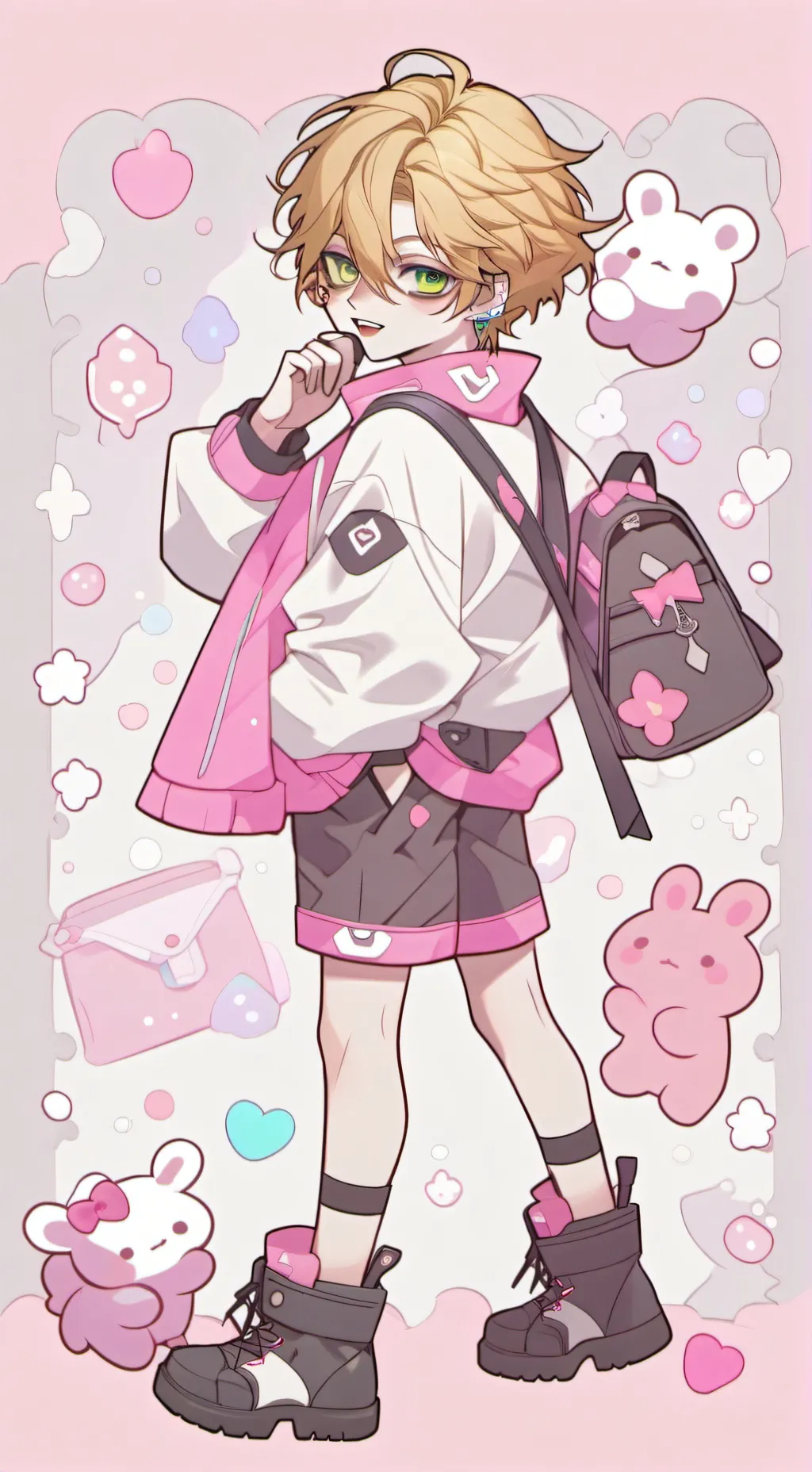 ai character: adam background
