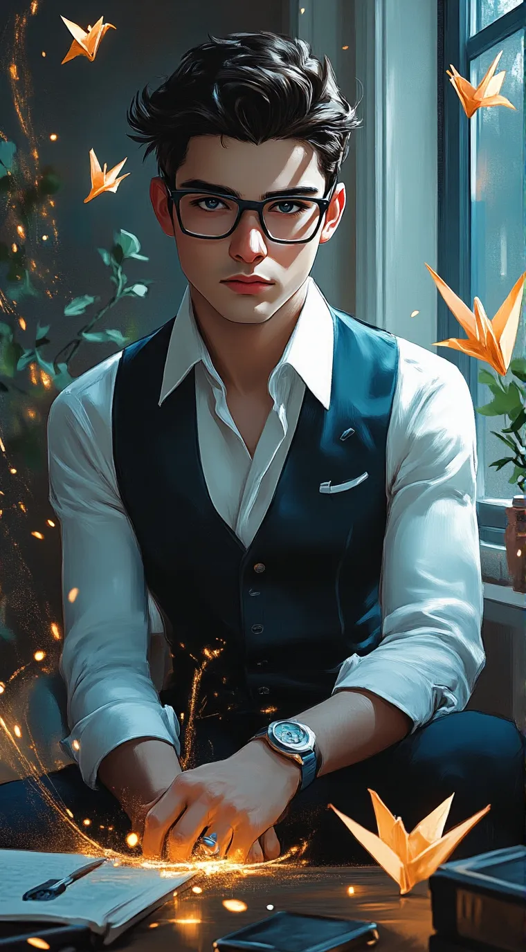 ai character: Theo background