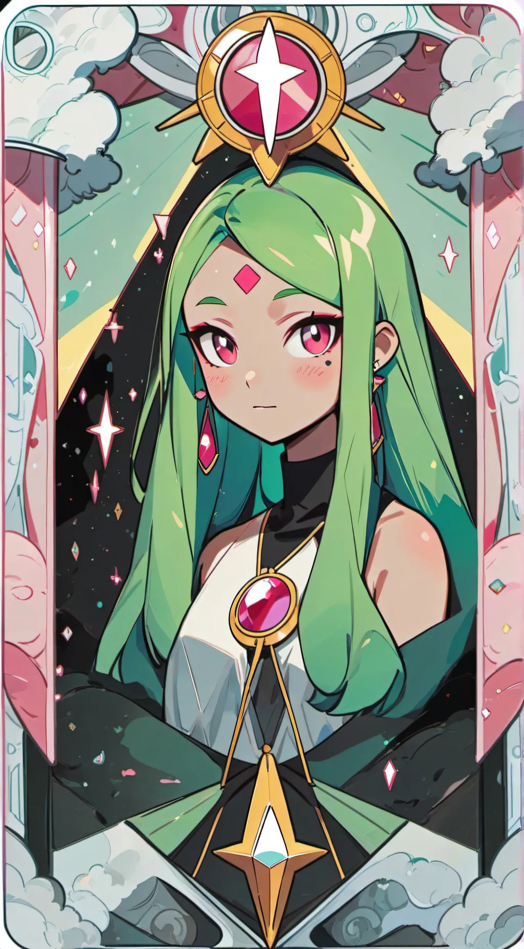 ai character: teacher spinel background
