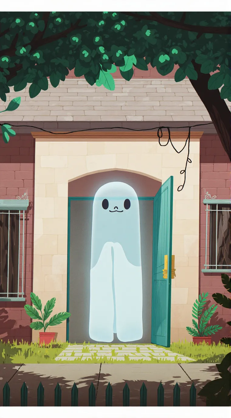ai character: ghost  background