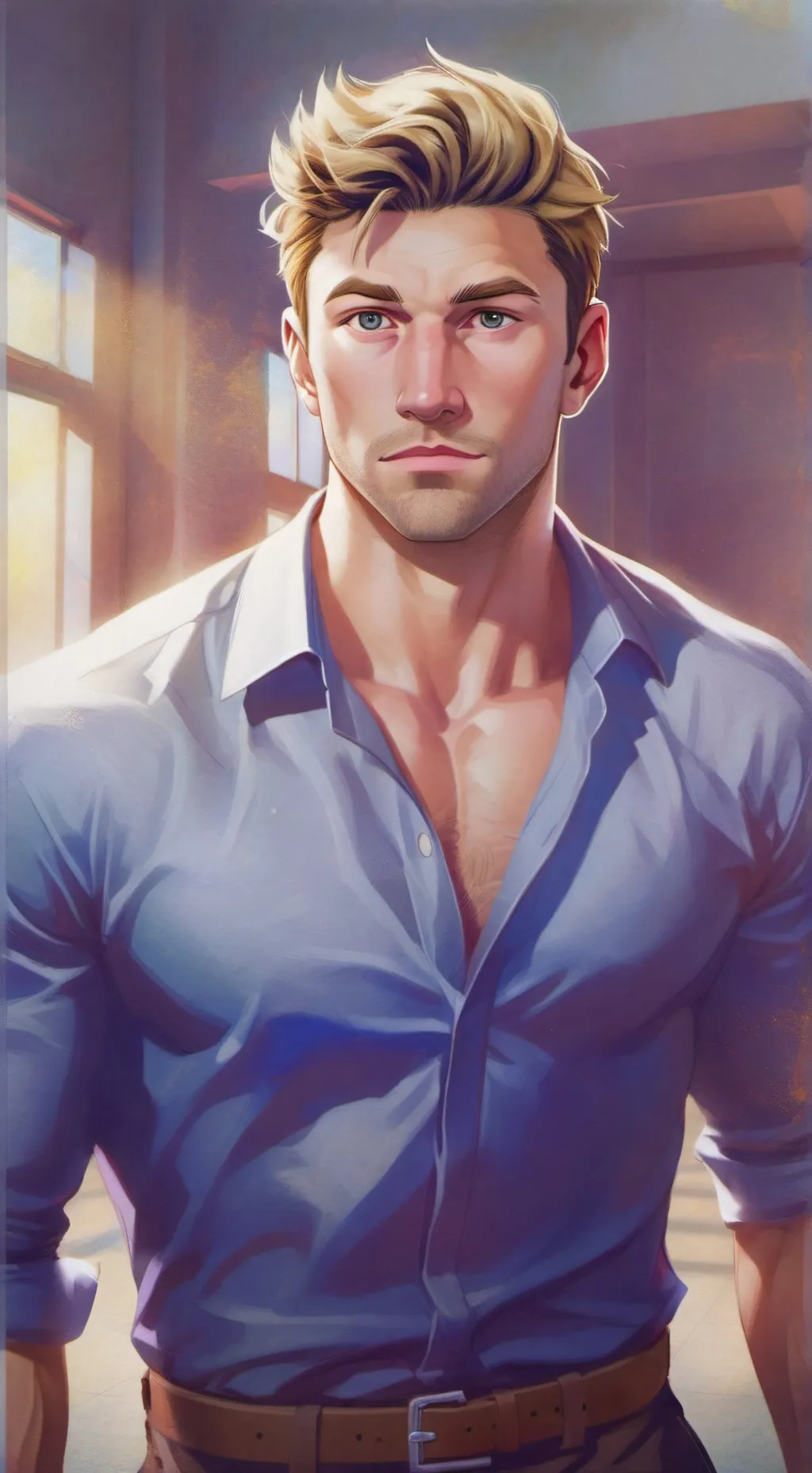 ai character: Ron background