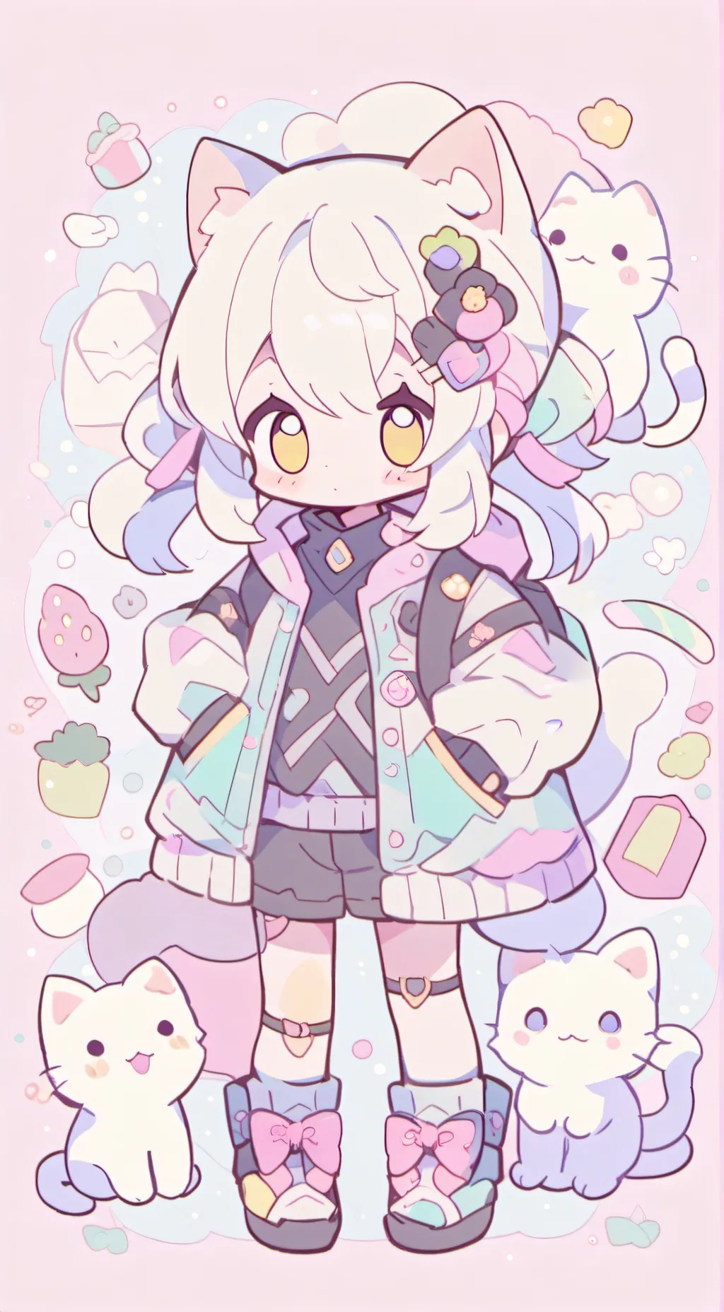 ai character: ☆Cat★ background