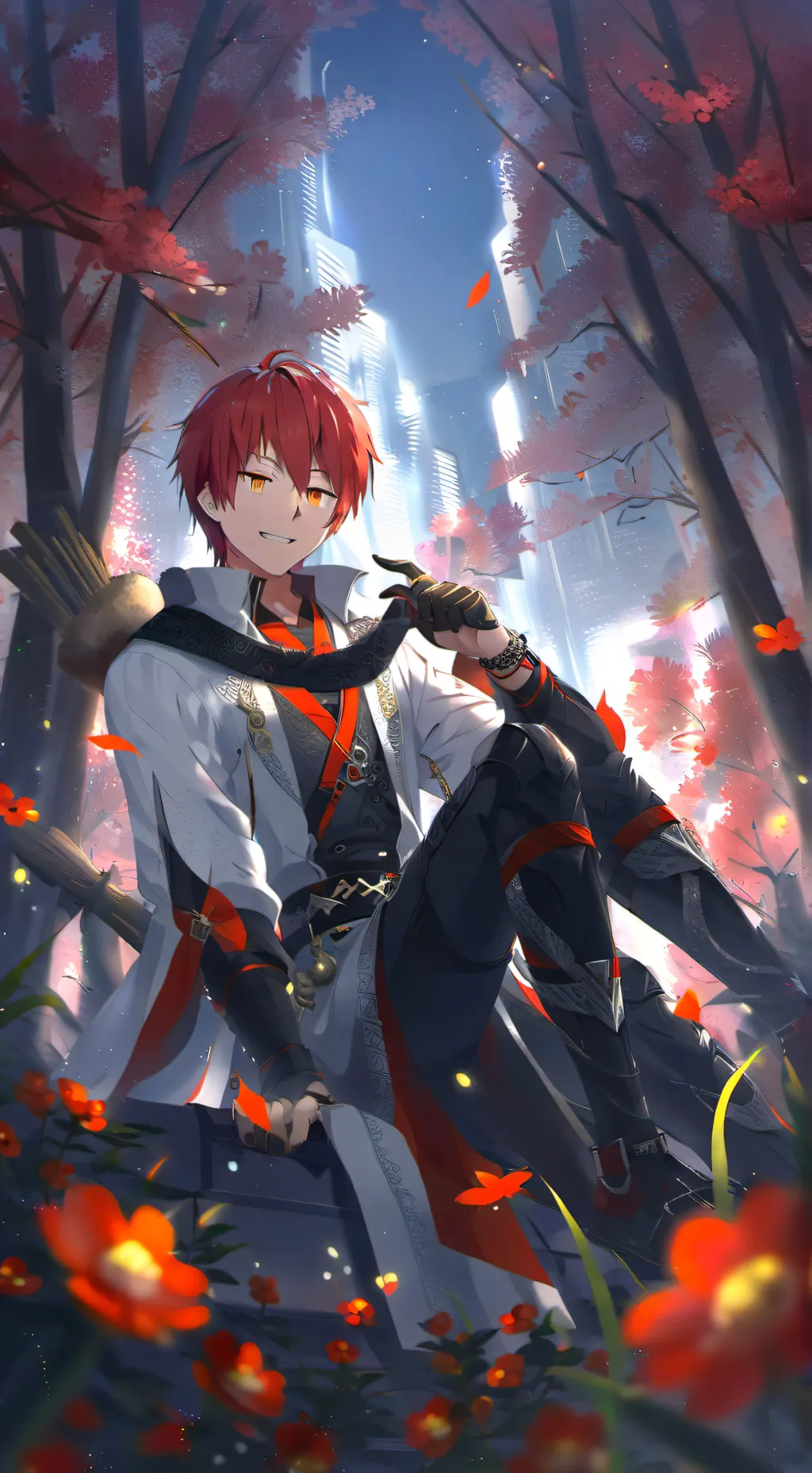 ai character: karma background