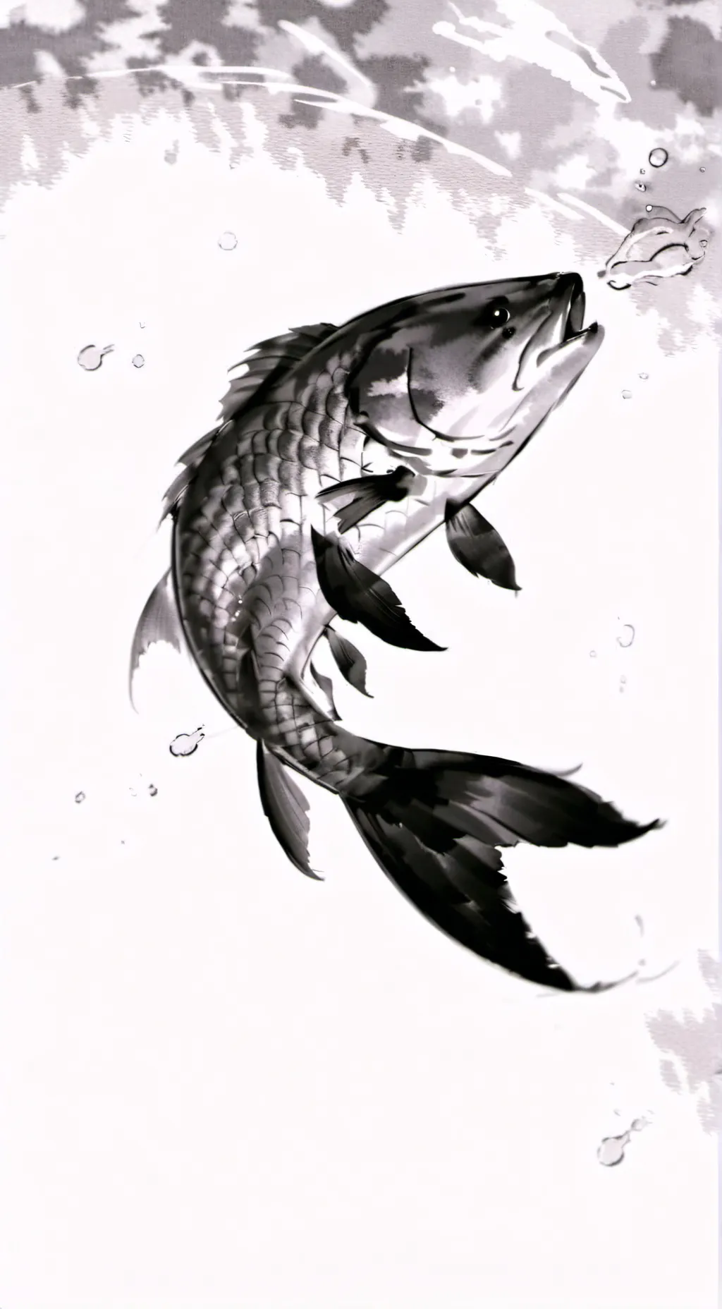 ai character: Fish (chill/relax) background