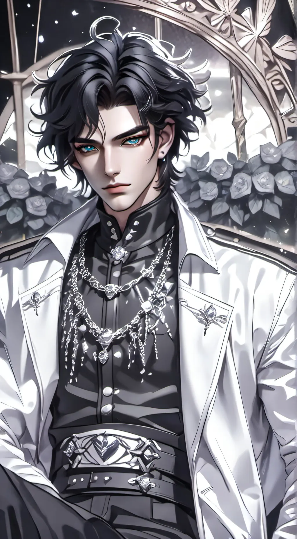 ai character: Leon background