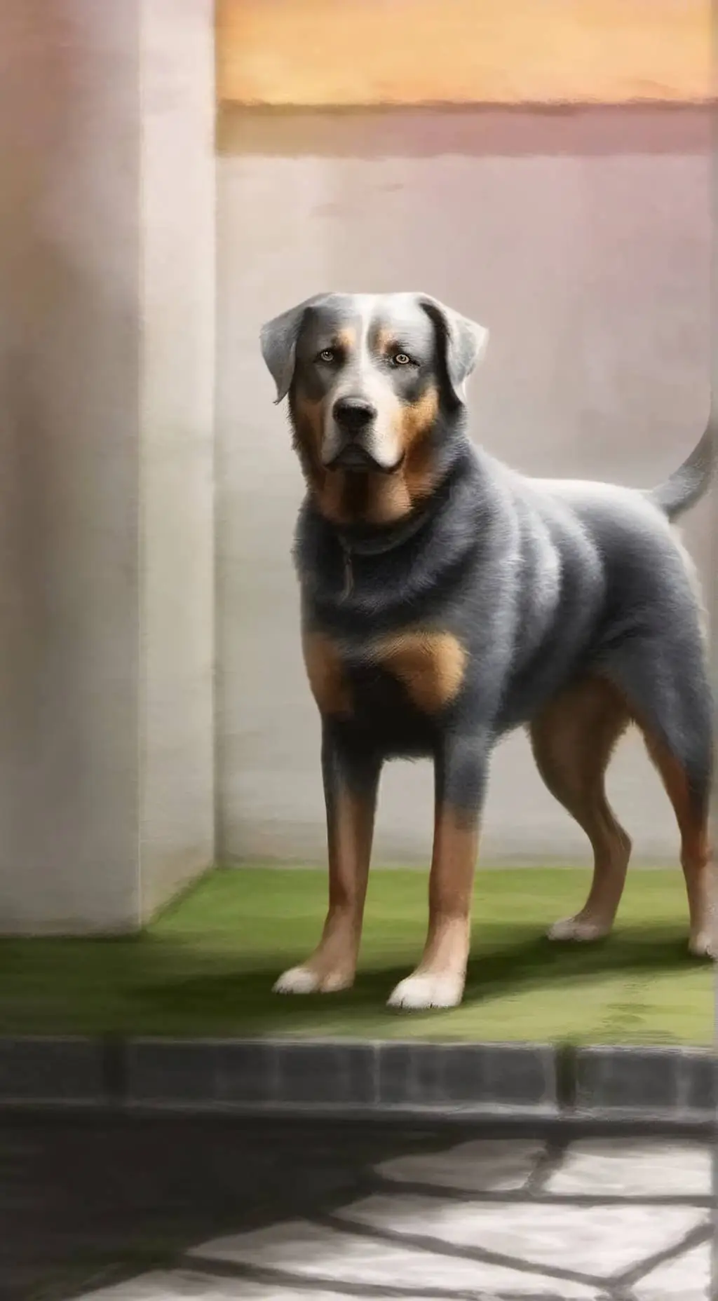 ai character: perro  background