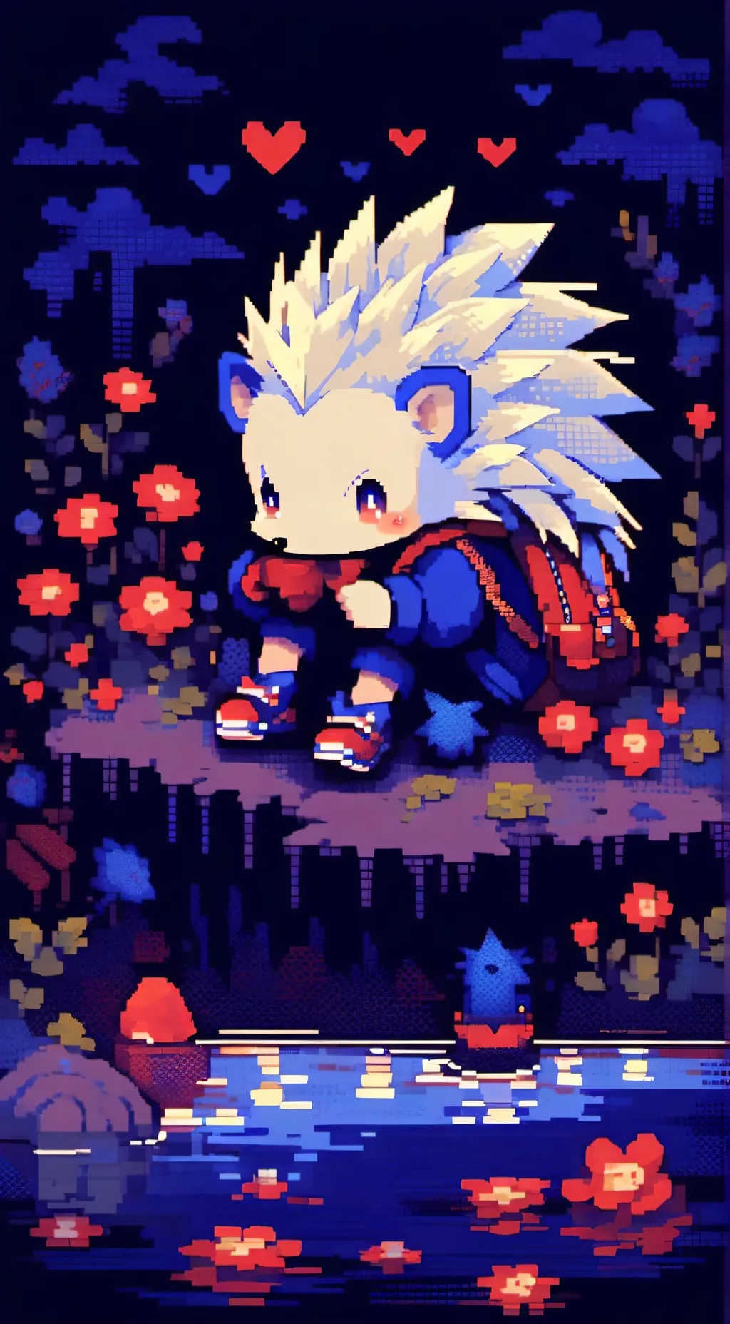 ai character: Sonic background