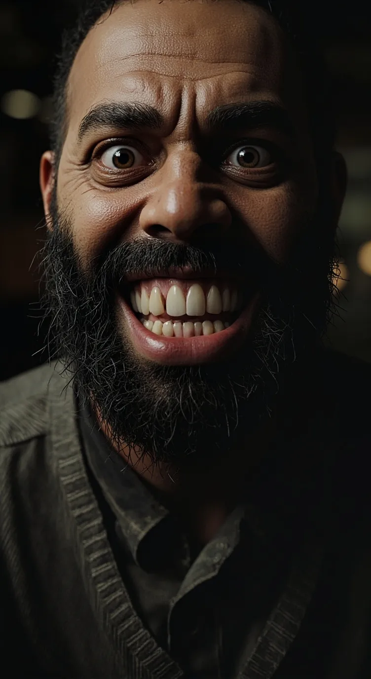 ai character: drunk man background