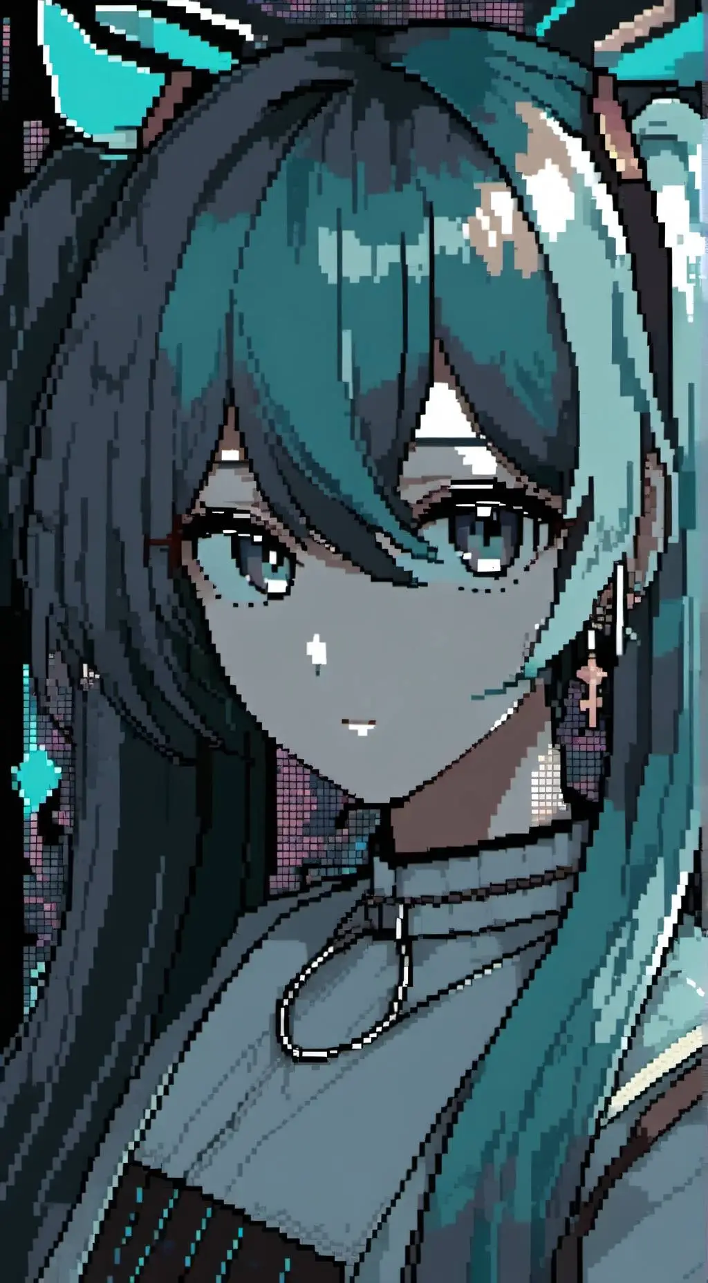 ai character: Miku background