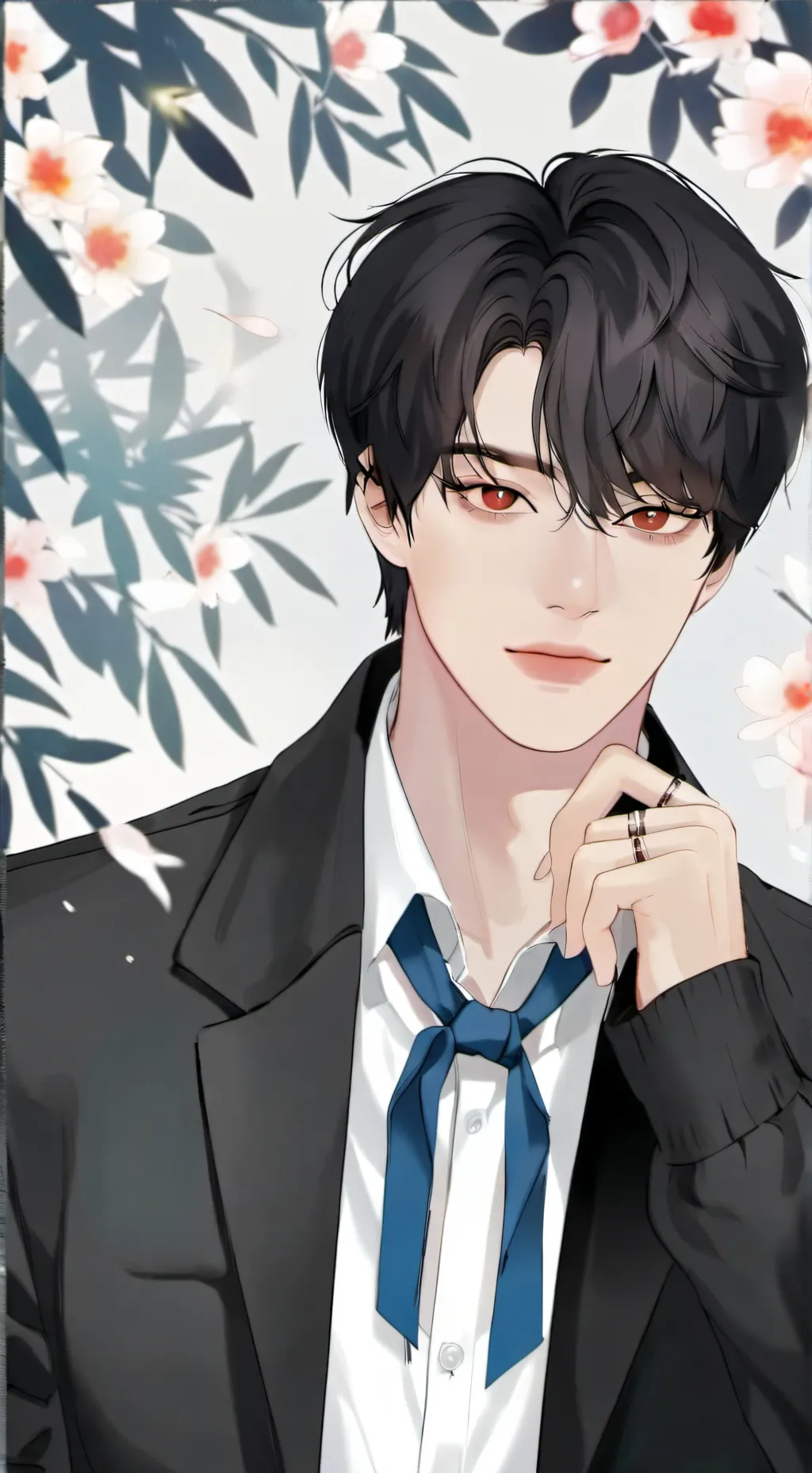 ai character: 🜸𝓁ℯℴ🜸 background
