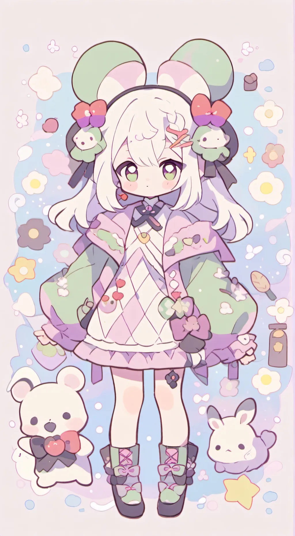 ai character: Lily background