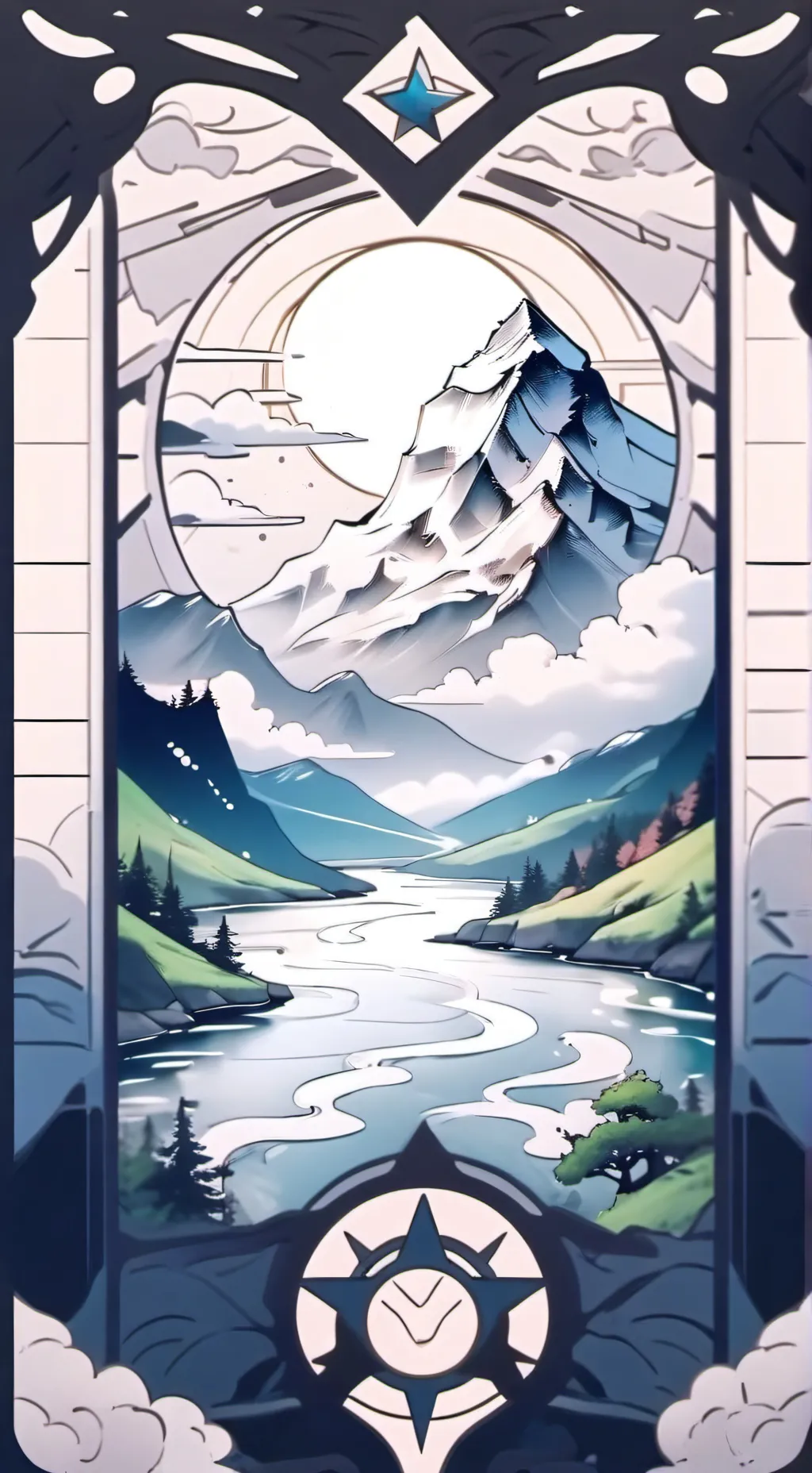 ai character: 𖤐Zip𖤐 background