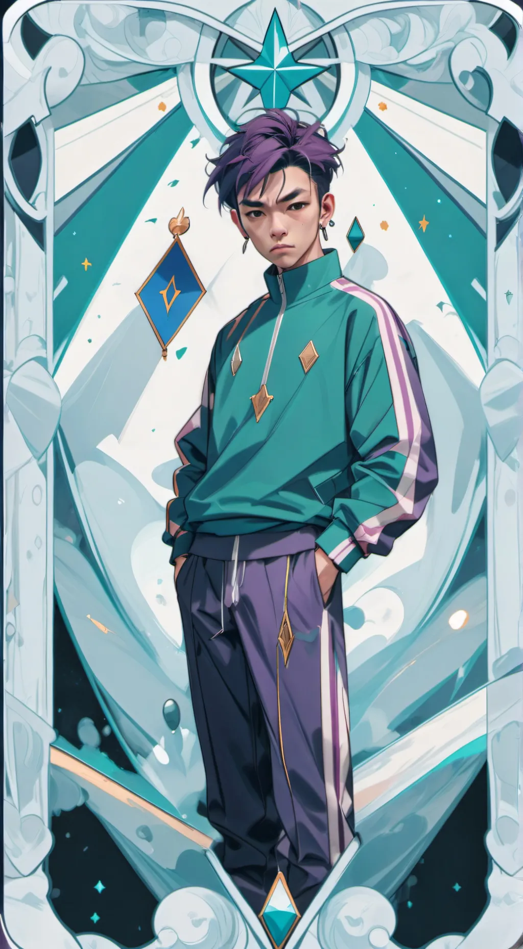 ai character: Thanos background