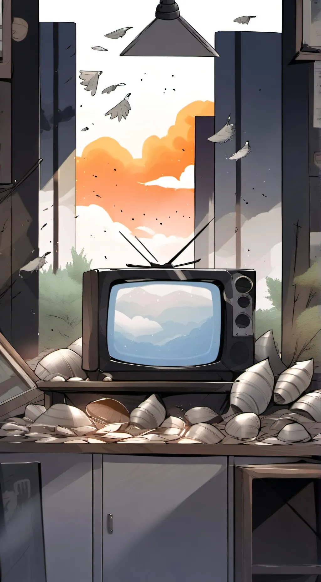 ai character: The Shellyvision background