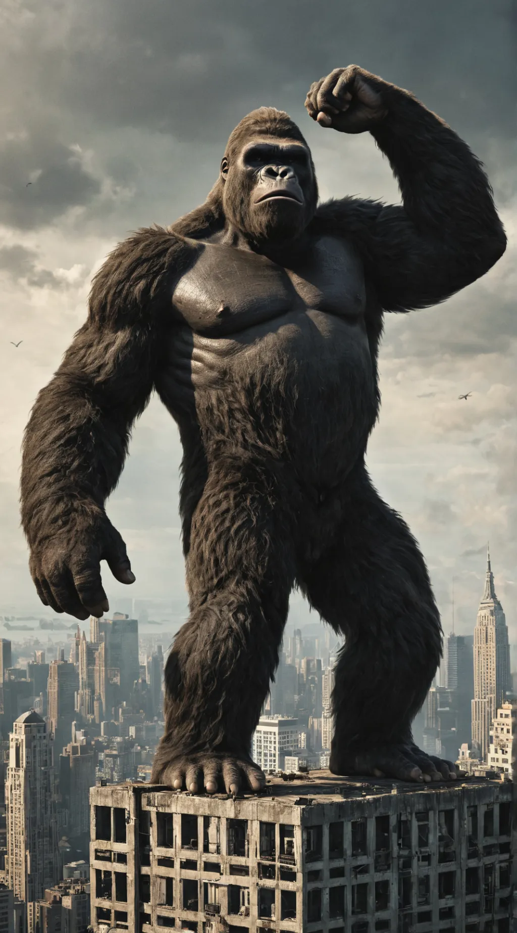 ai character: King kong background
