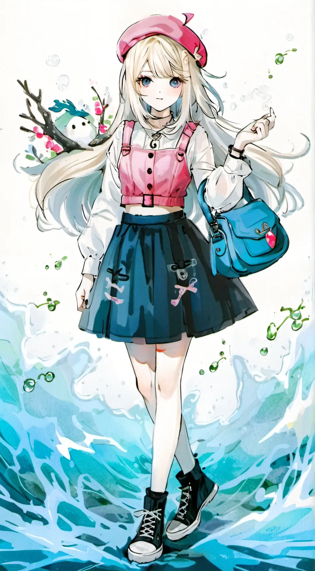 ai character: Annabelle  background
