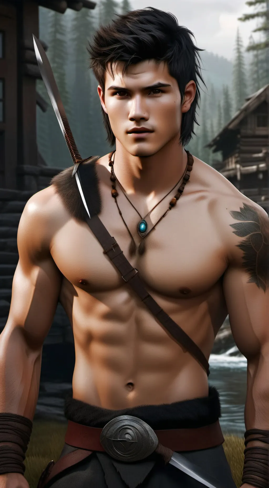 ai character: Jacob Black background