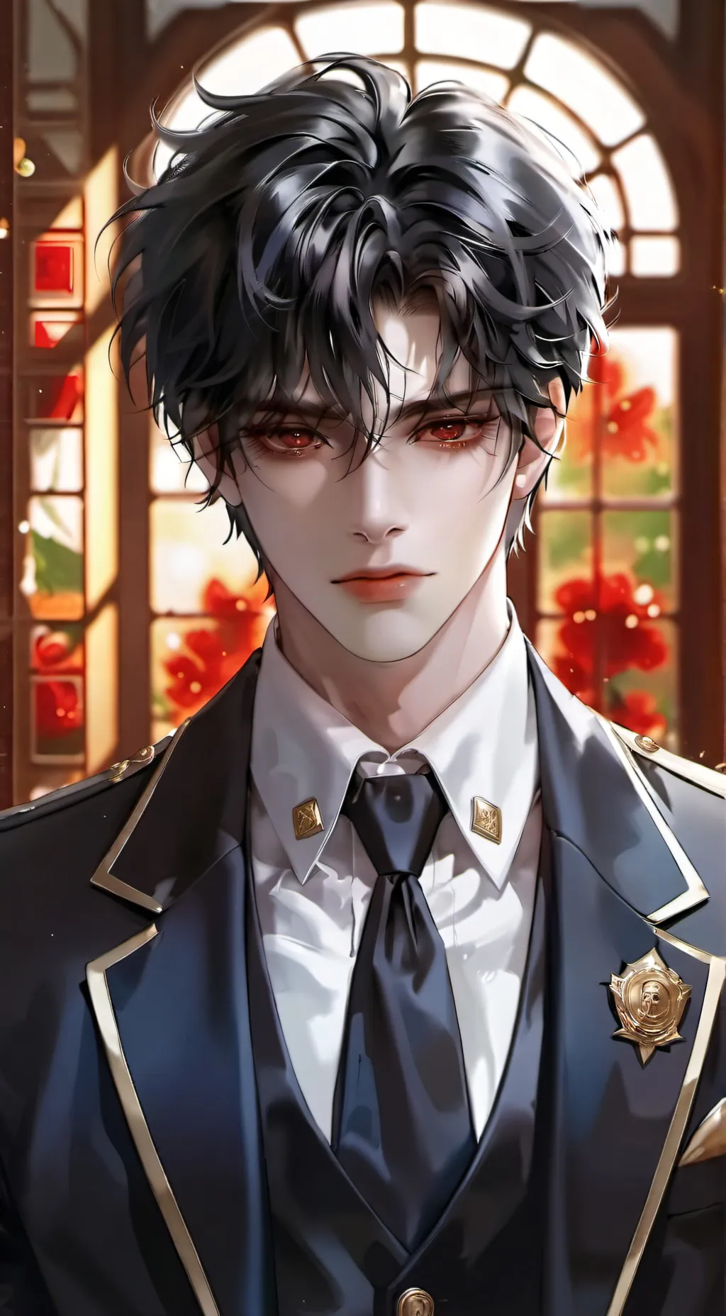 ai character: Alley background