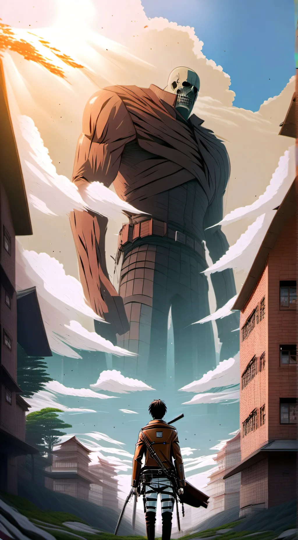 ai character: AOT  background