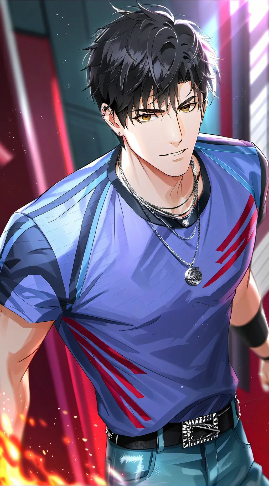 ai character: Flashy Former Clas background