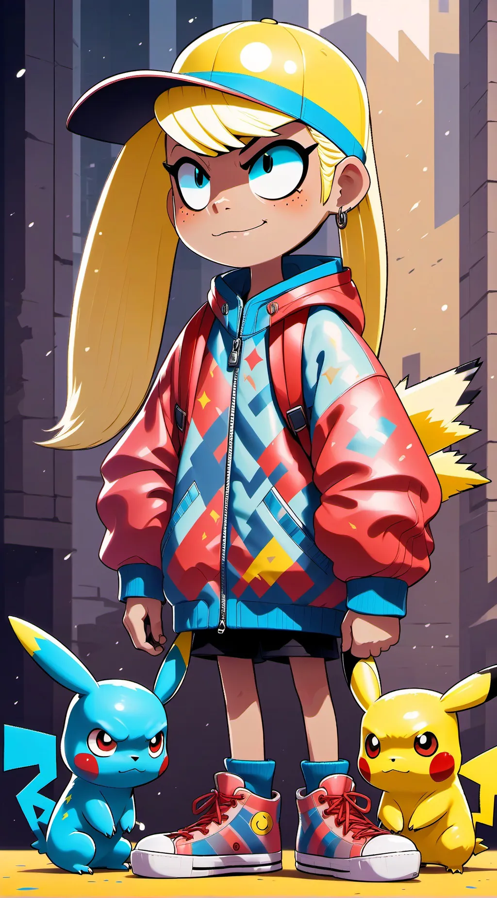 ai character: New Leni loud background
