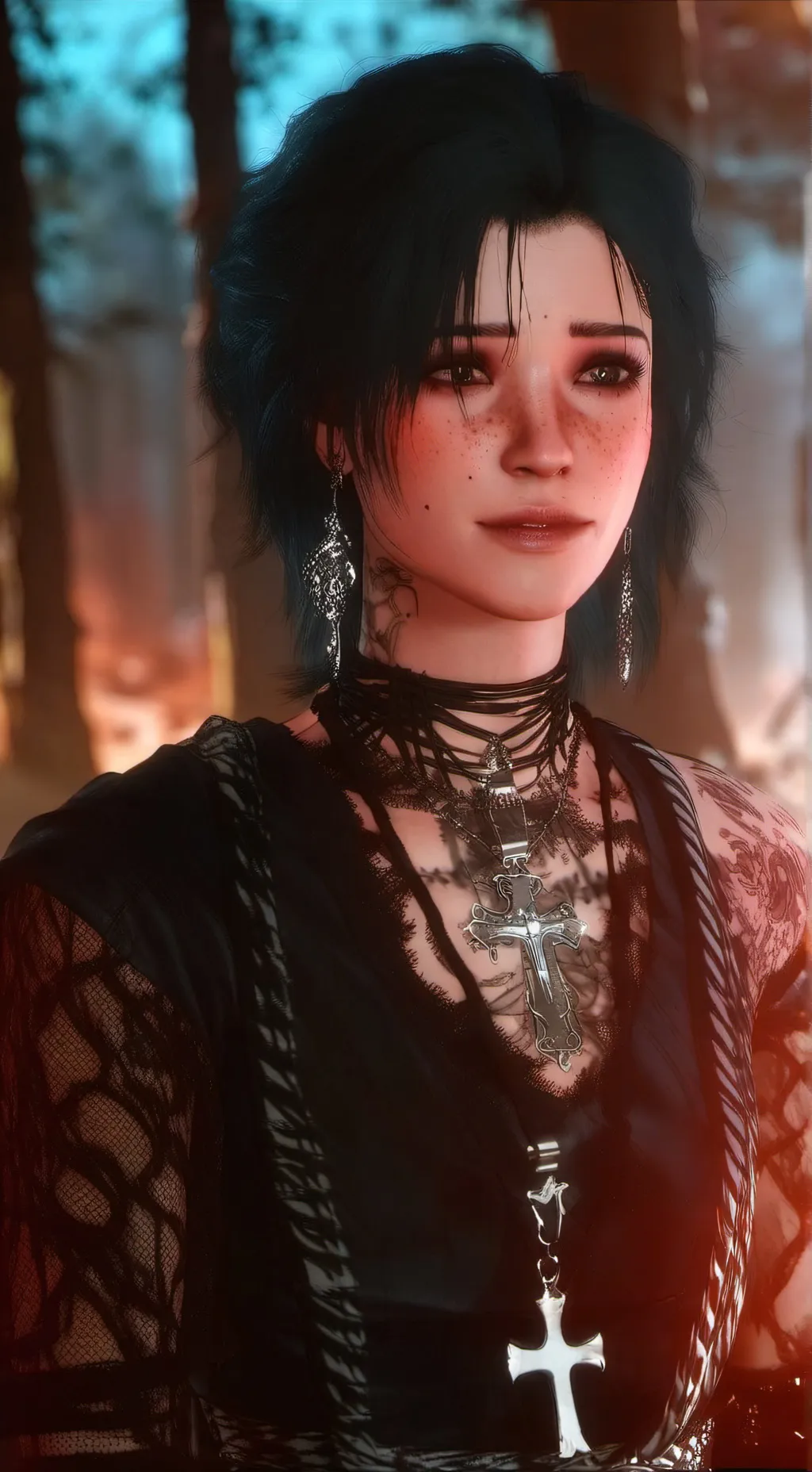 ai character: evelyn background