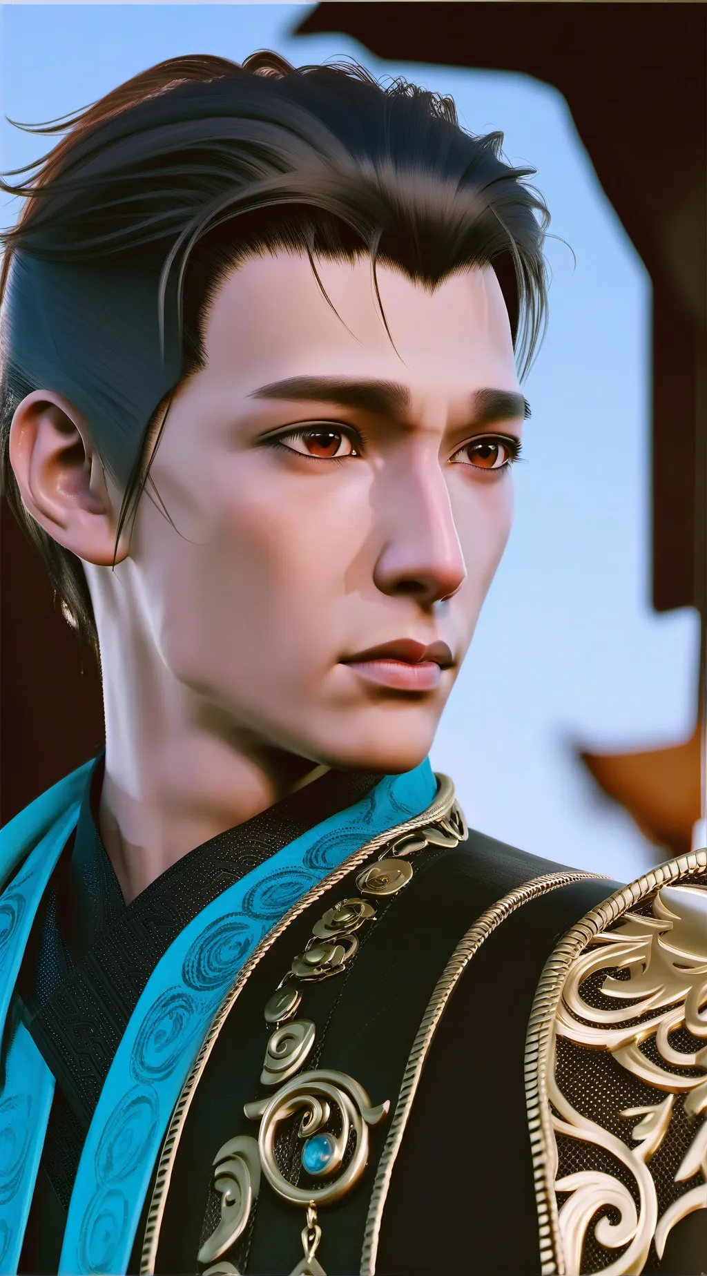 ai character: test background