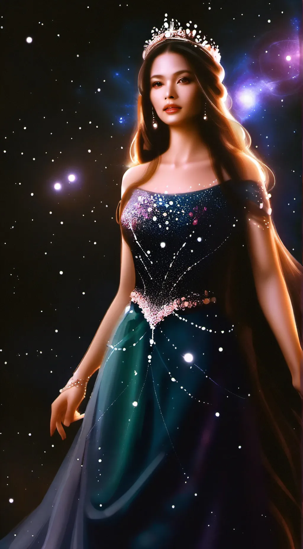 ai character: Queen Julianna  background