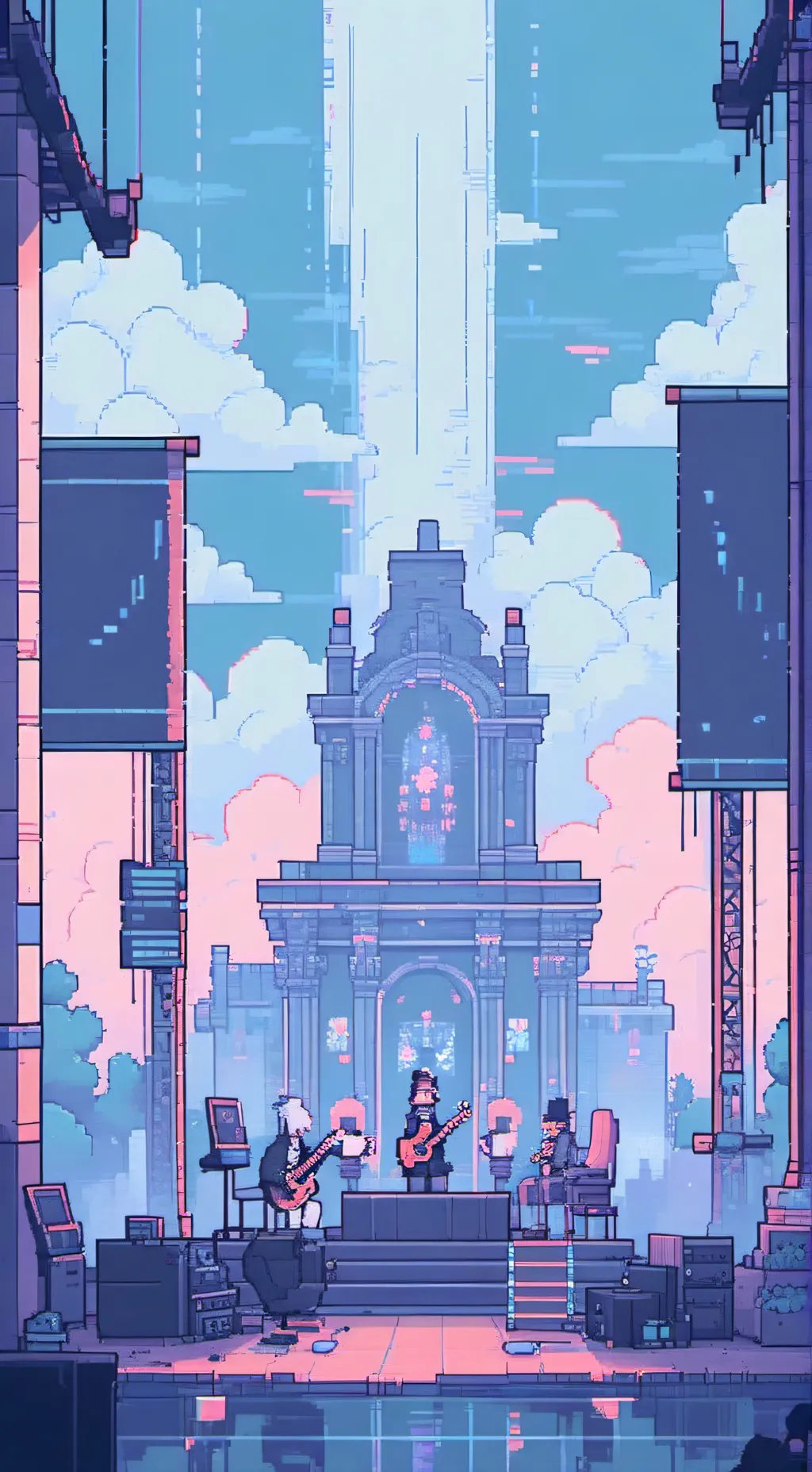 ai character: MHA concert📯🎻 background