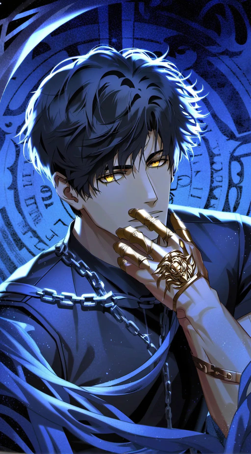 ai character: Asher Cross background
