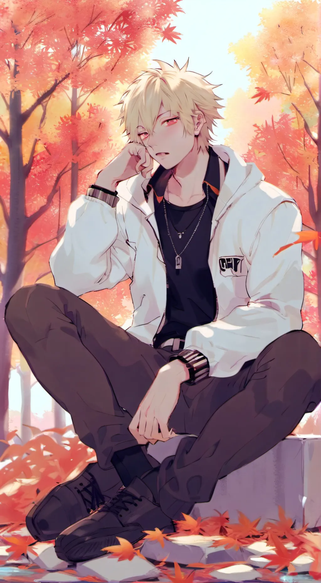 ai character: Bakugo background