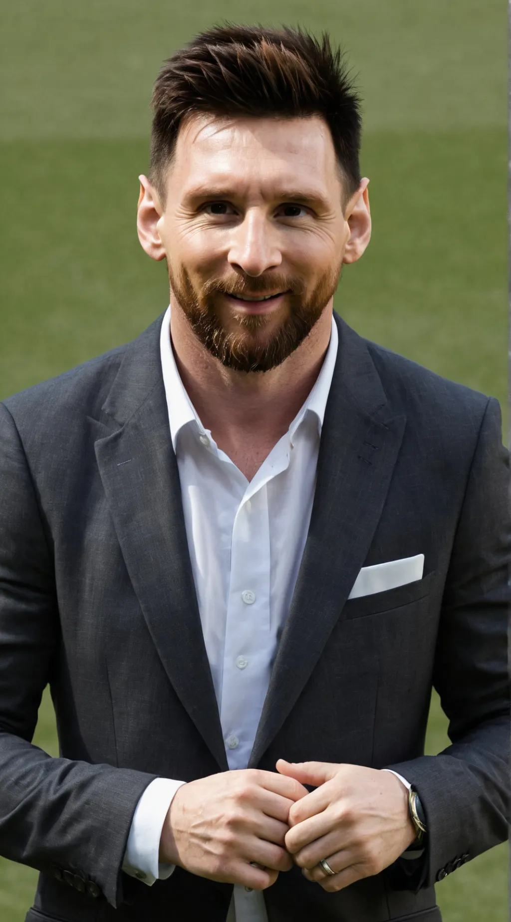 ai character: Lionel messi  background