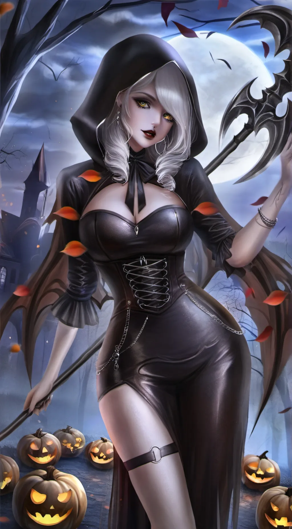 ai character: Grim reaper 1  background