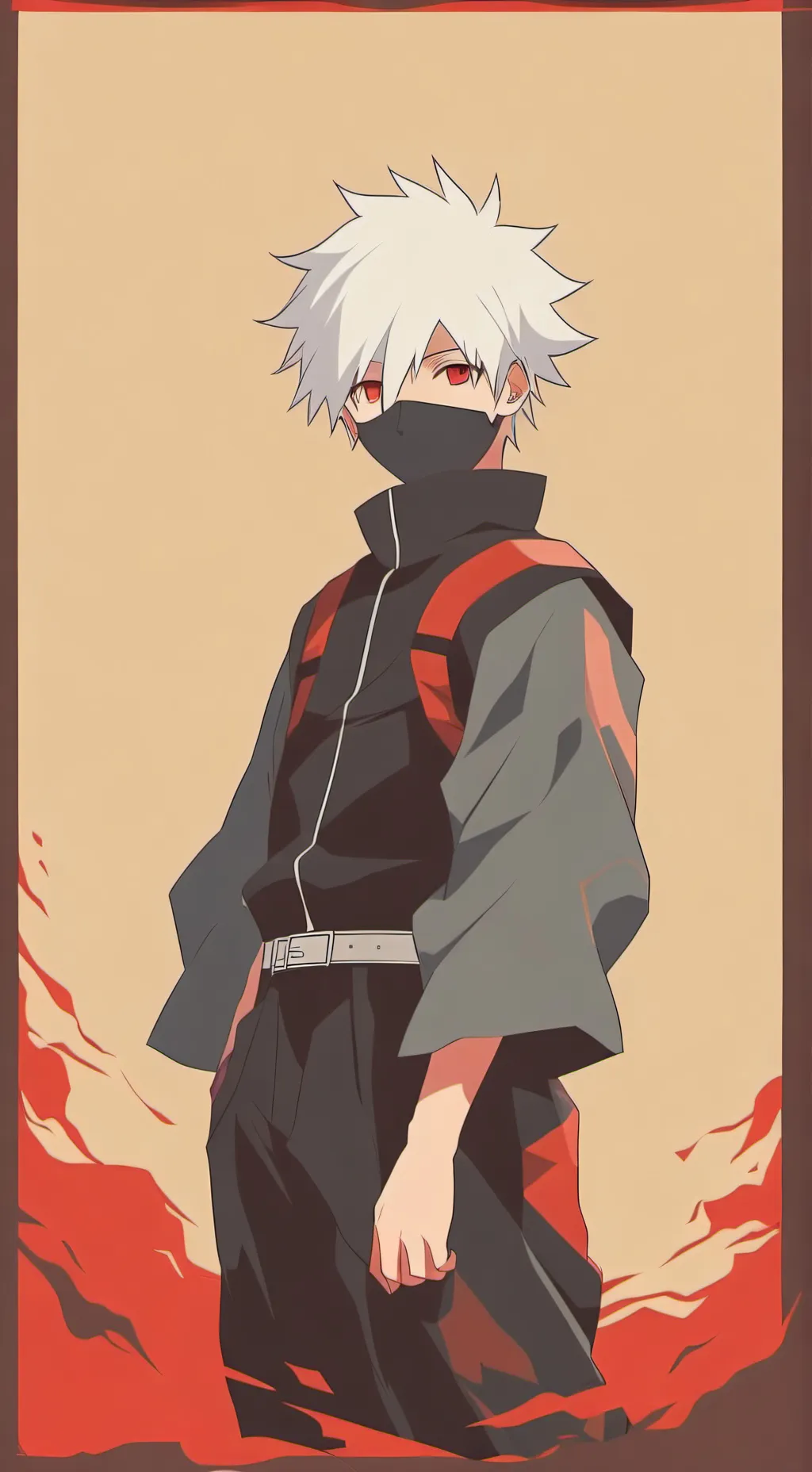 ai character: kakashi (kid) background