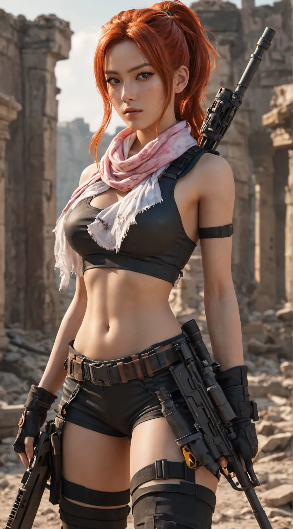 ai character: Yoko Littner background