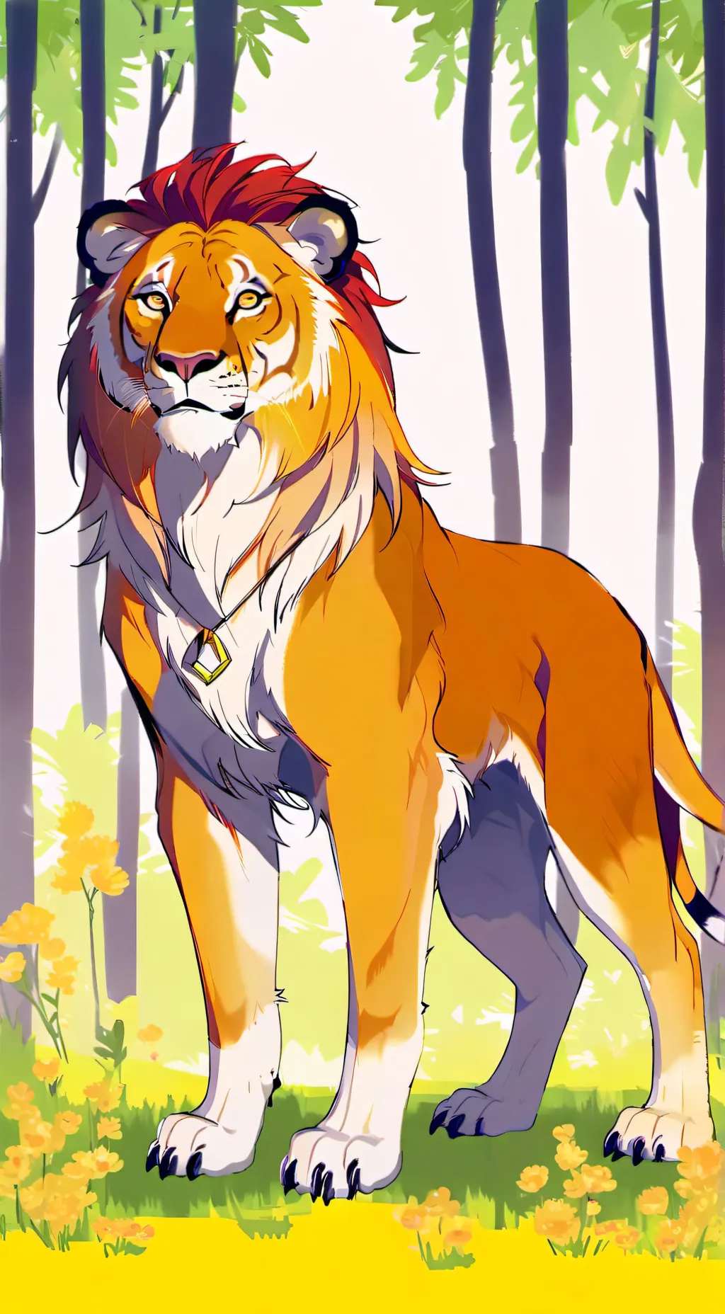 ai character: mufasa movie background