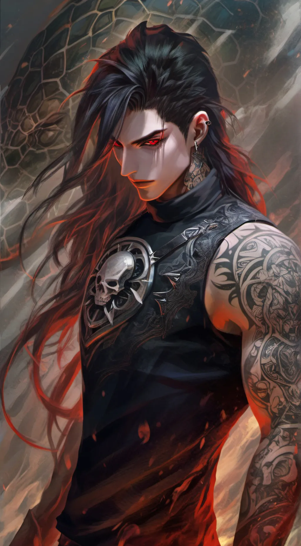 ai character: Shadow🖤 background