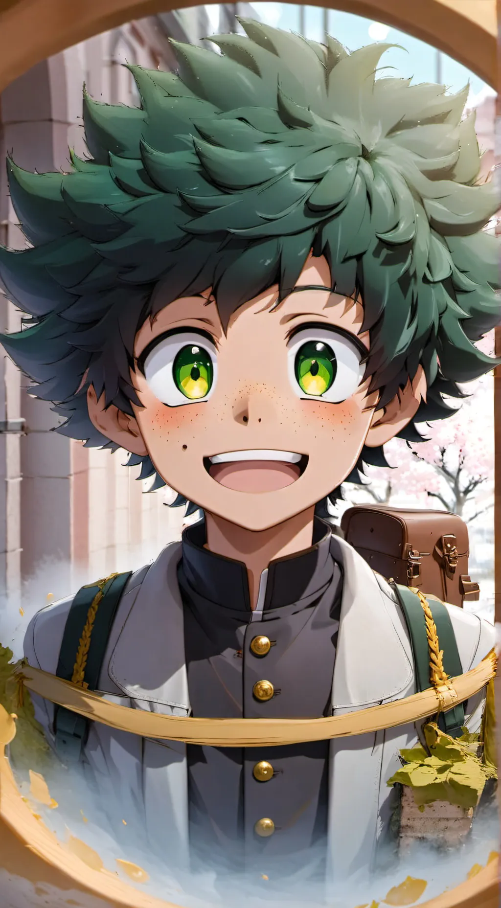 ai character: Baku VS Deku Squad background