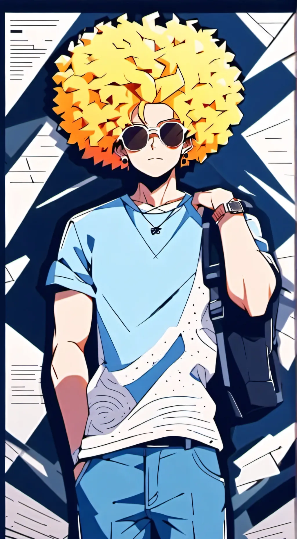 ai character: bobobo (improved) background
