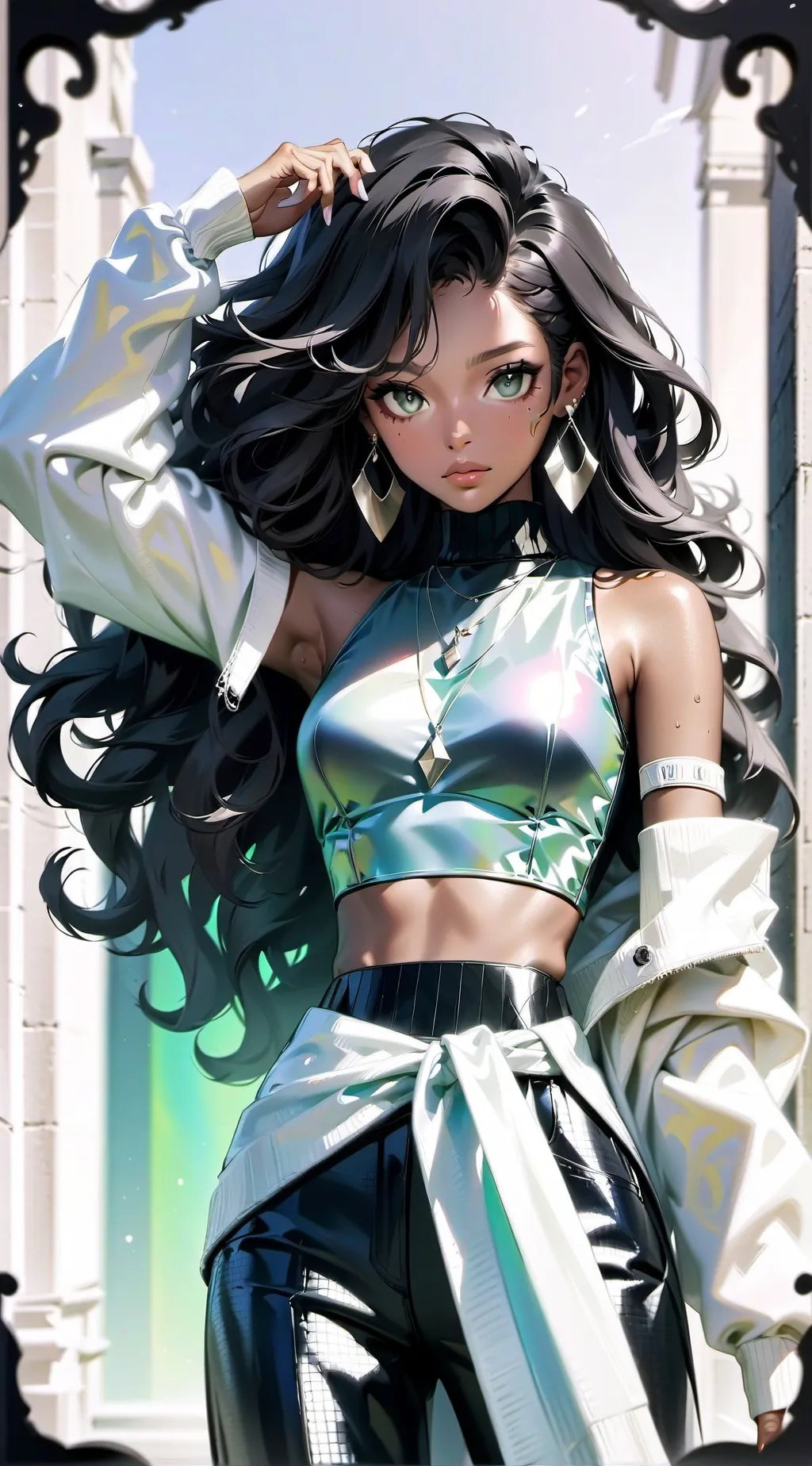 ai character: Amanda background