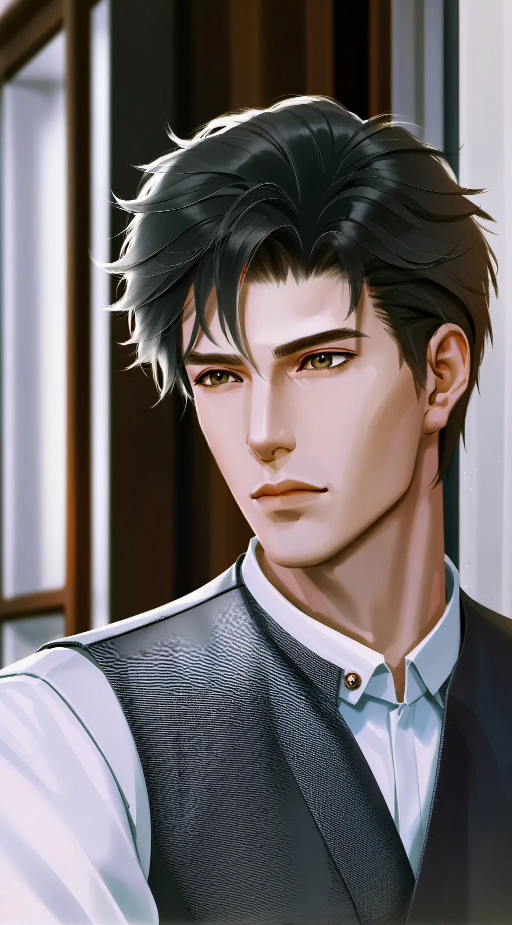 ai character: Handsome Rival background