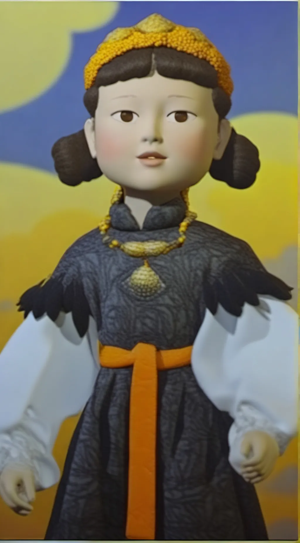 ai character: Squid game doll background