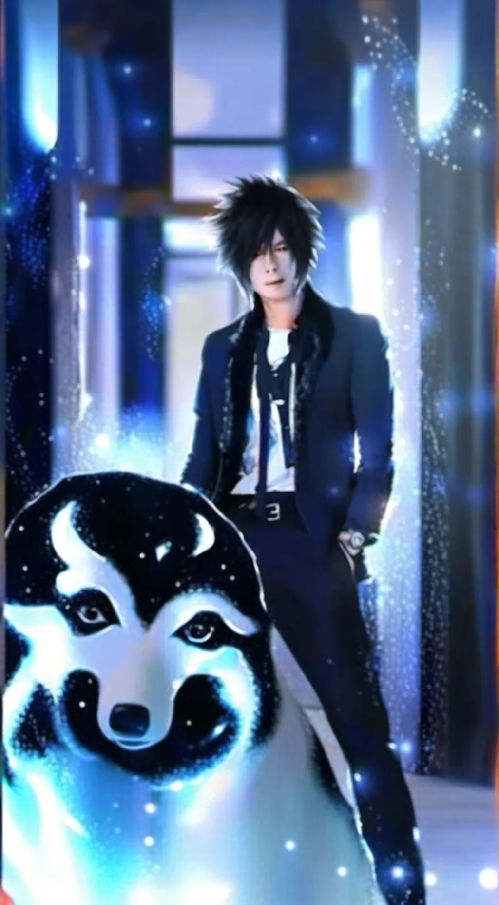 ai character: Даня  background