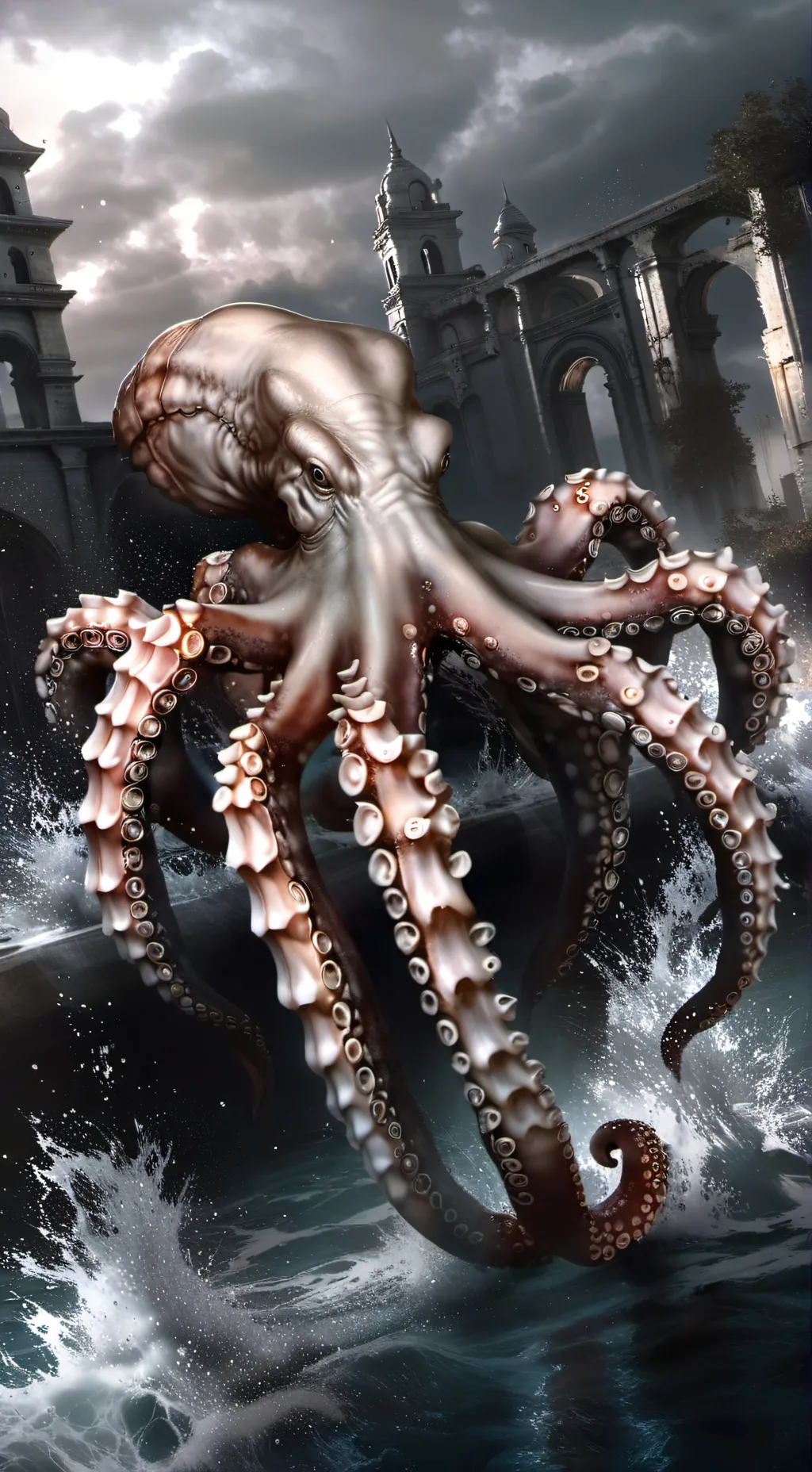 ai character: Pulpo 🐙 background